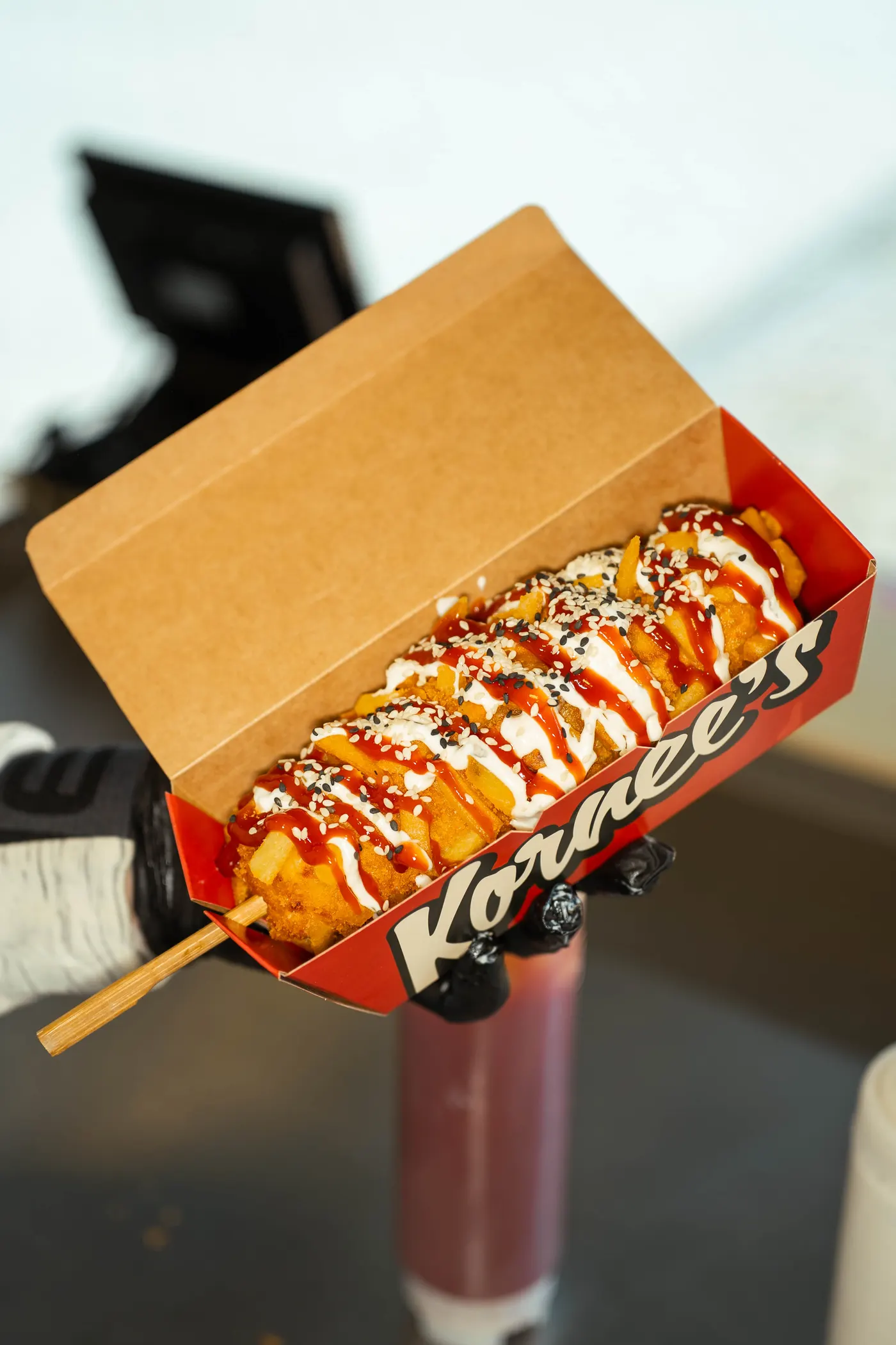 Corndog v krabičce Kornee’s