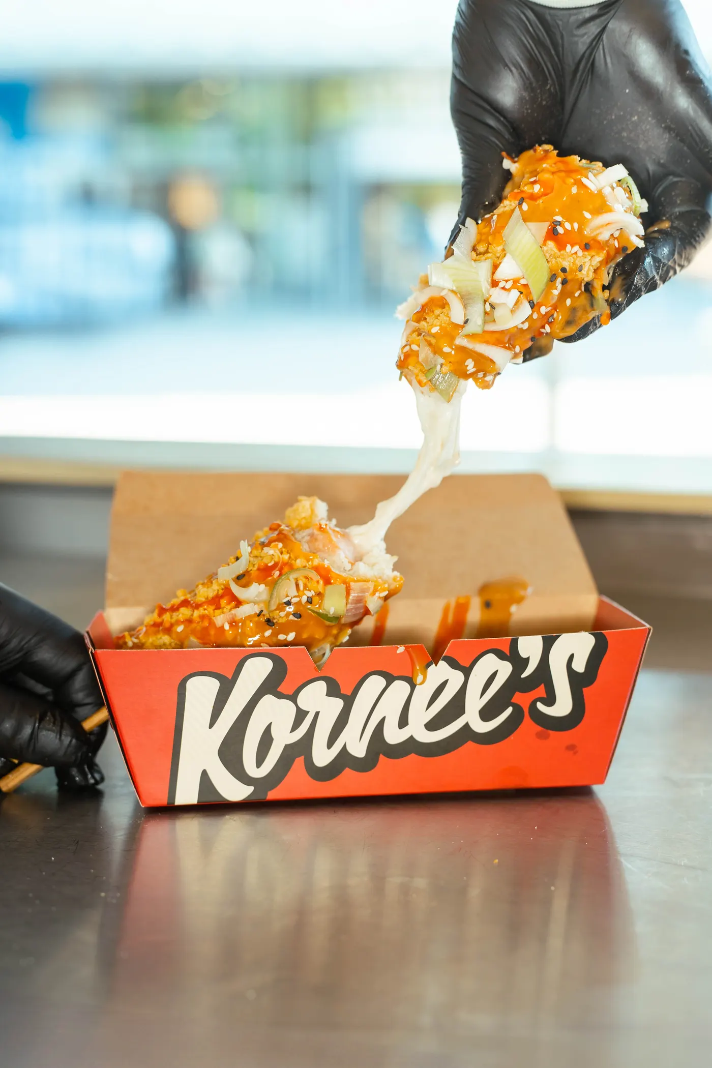 Signature fries v krabičce Kornee’s